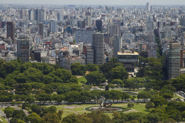 Buenos Aires skyline showing urban development