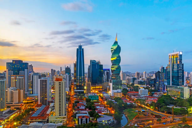 Panama City skyline showing modern development