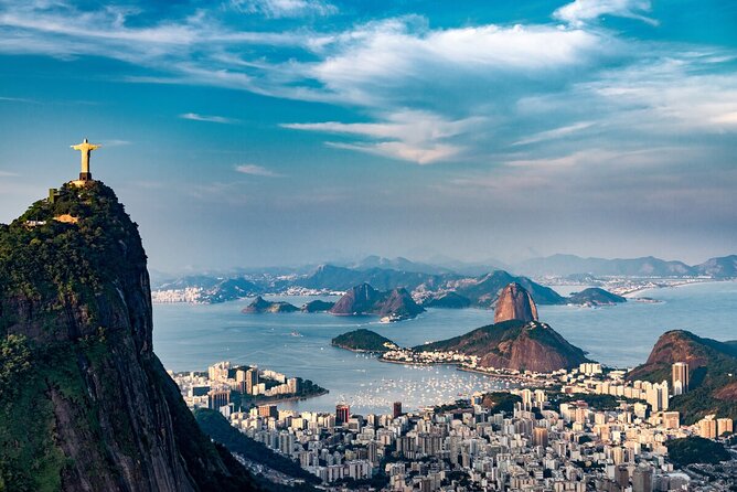 Rio de Janeiro skyline showing modern development and natural beauty