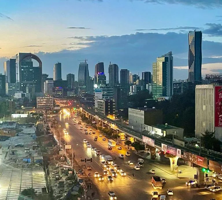 Addis Ababa skyline showing modern development and infrastructure