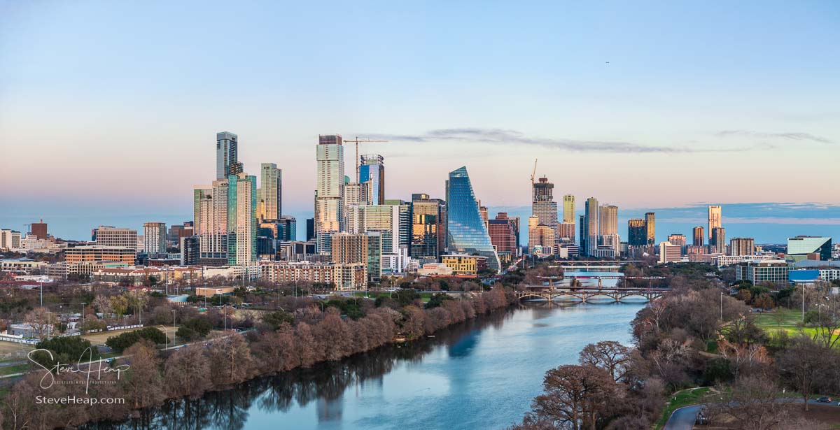 Austin Texas skyline with modern development