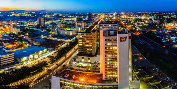 Lusaka skyline showing modern development
