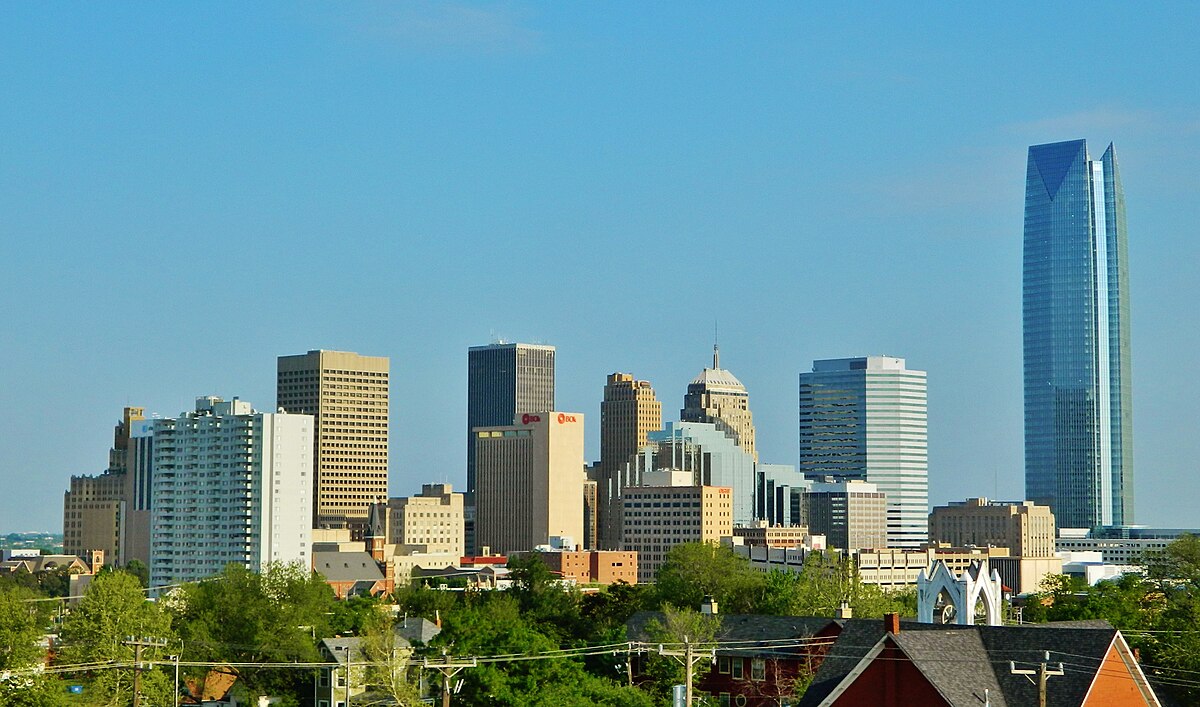 Oklahoma City skyline with modern development