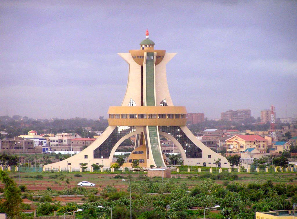 Ouagadougou skyline showing urban development