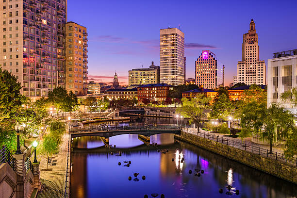 Providence Rhode Island skyline with modern development