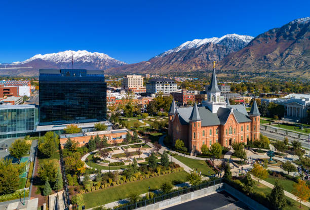 Provo Utah BYU campus and downtown