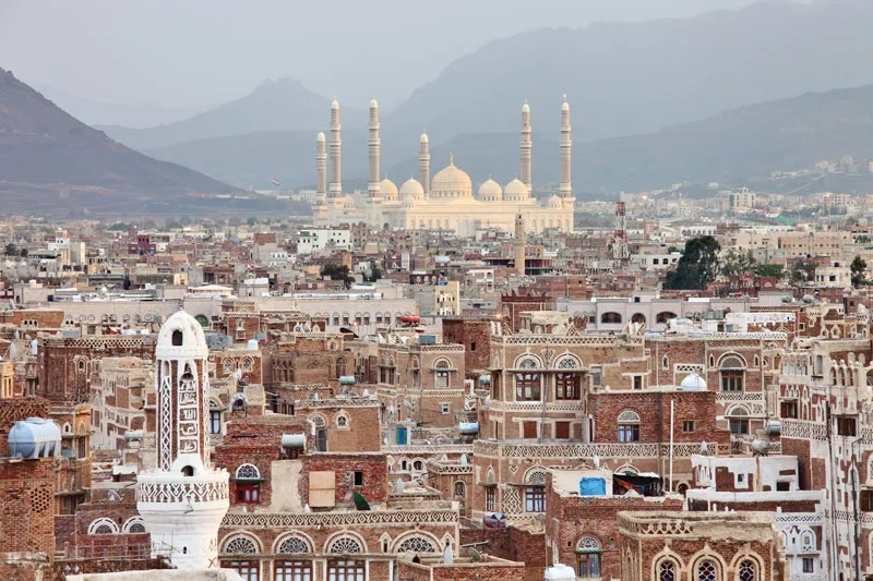 Traditional architecture in Sana'a, Yemen