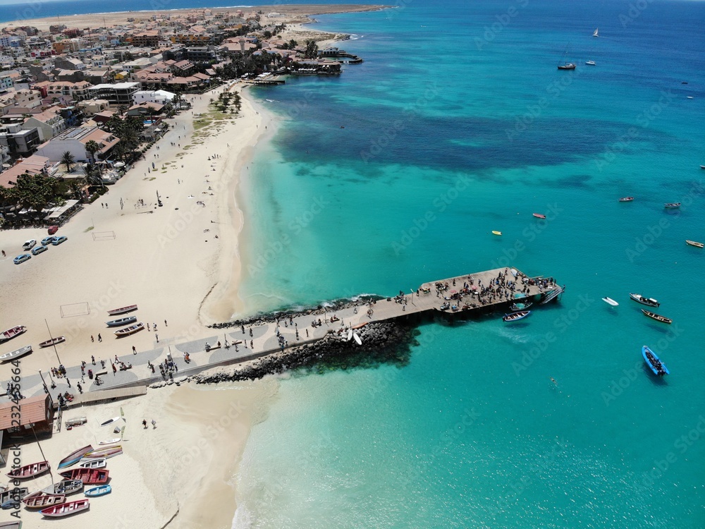 Santa Maria Beach in Sal, Cape Verde