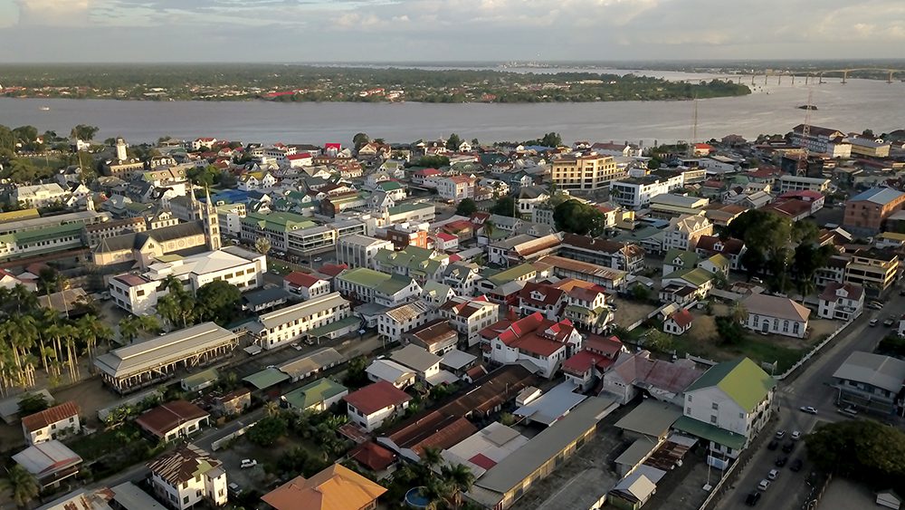 Paramaribo waterfront historical district
