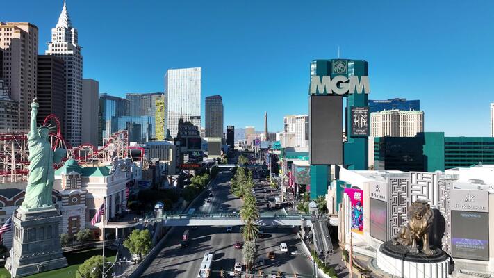 Las Vegas skyline and Strip