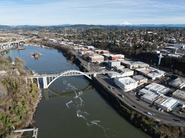 Lake Oswego Oregon Oswego Lake and Willamette River