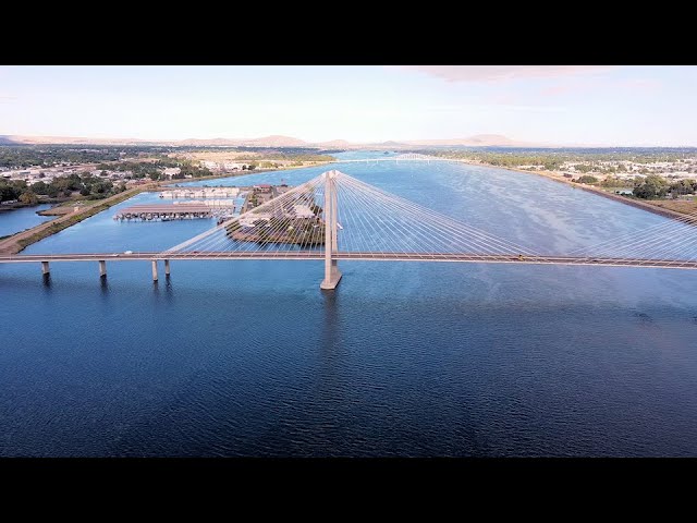 Columbia River confluence at the Tri-Cities Washington