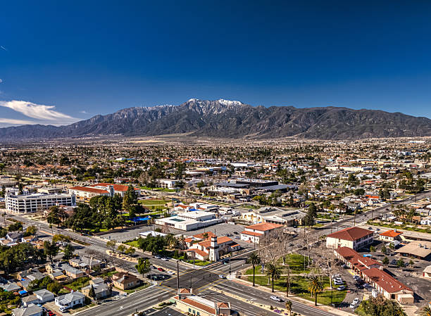 San Bernardino Inland Empire skyline and mountains