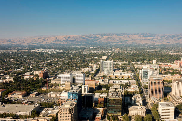 San Jose Silicon Valley skyline with tech campus
