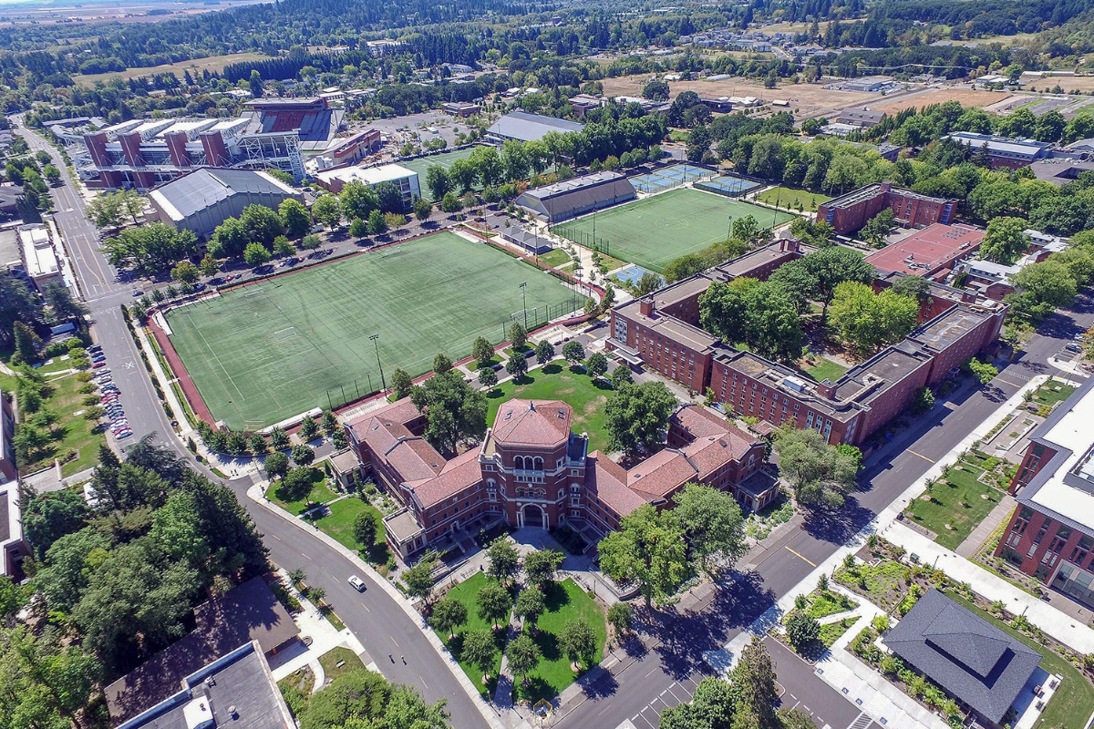 Corvallis Oregon with Oregon State University campus
