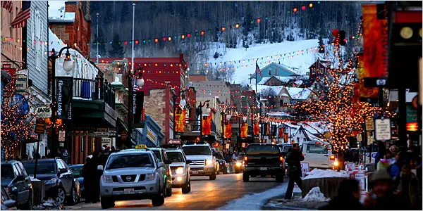 Park City Utah ski resort Deer Valley Main Street destination