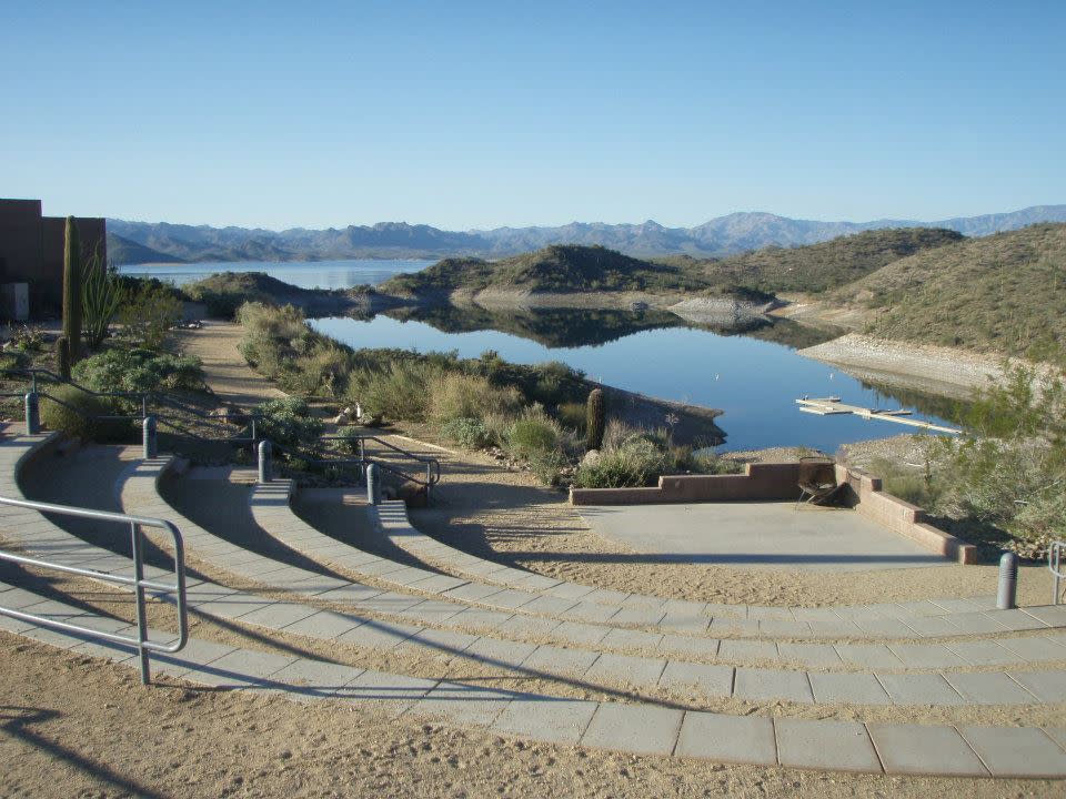 Peoria Arizona Lake Pleasant and suburban landscape