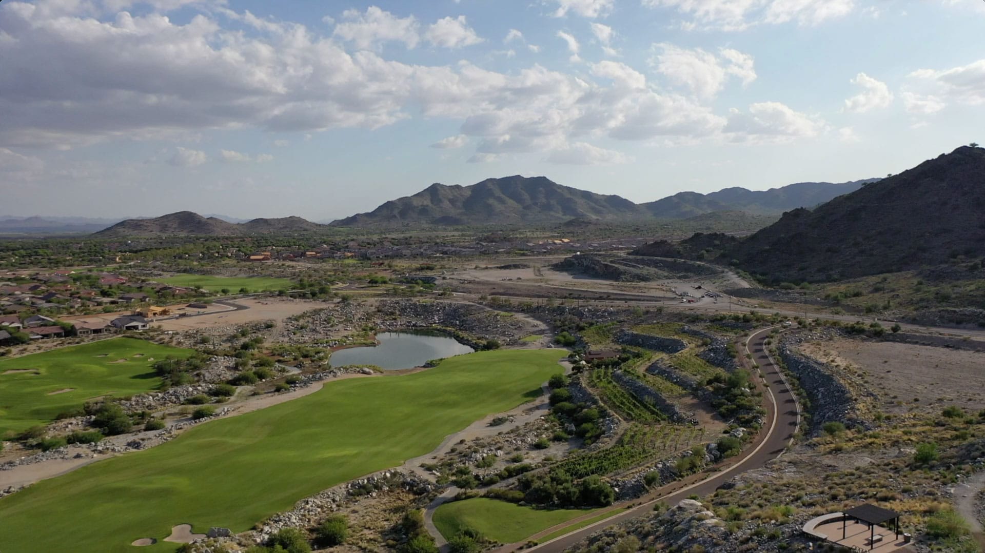 Buckeye Arizona development and White Tank Mountains