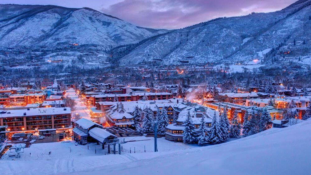 Aspen Colorado mountain resort town