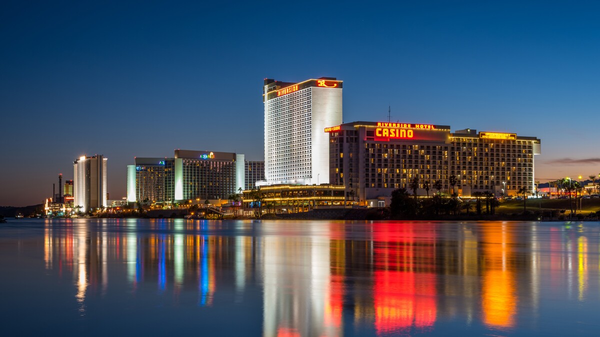 Laughlin Nevada Colorado River casino strip