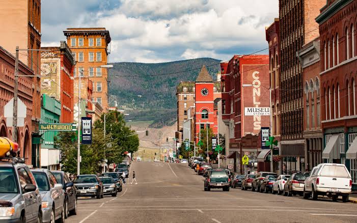 Butte Montana historic mining city