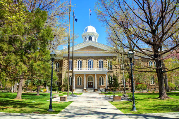 Carson City Nevada capital building and landscape
