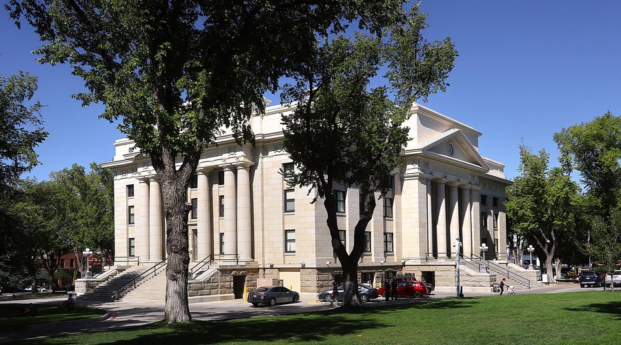 Prescott Arizona with Courthouse Plaza and Granite Dells