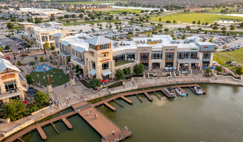 Cypress Texas master-planned community and Bridgeland lake system