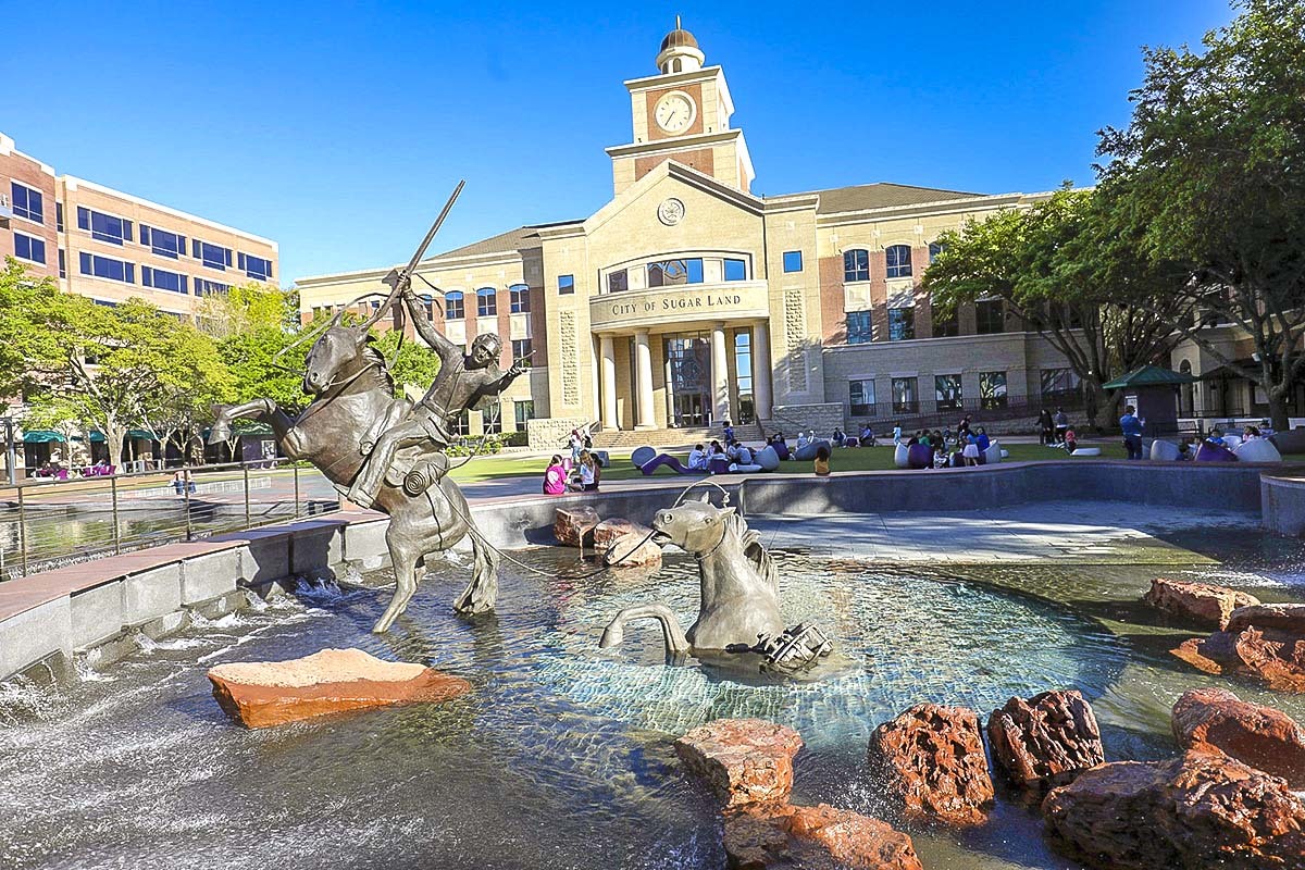 Sugar Land Texas master-planned suburban community near Houston