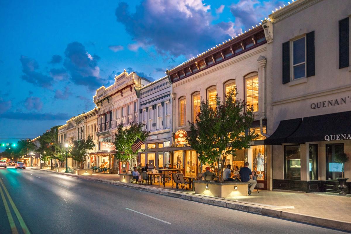 Georgetown Texas historic downtown square near Austin