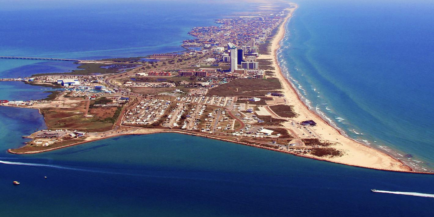 South Padre Island Gulf-front condos and beach