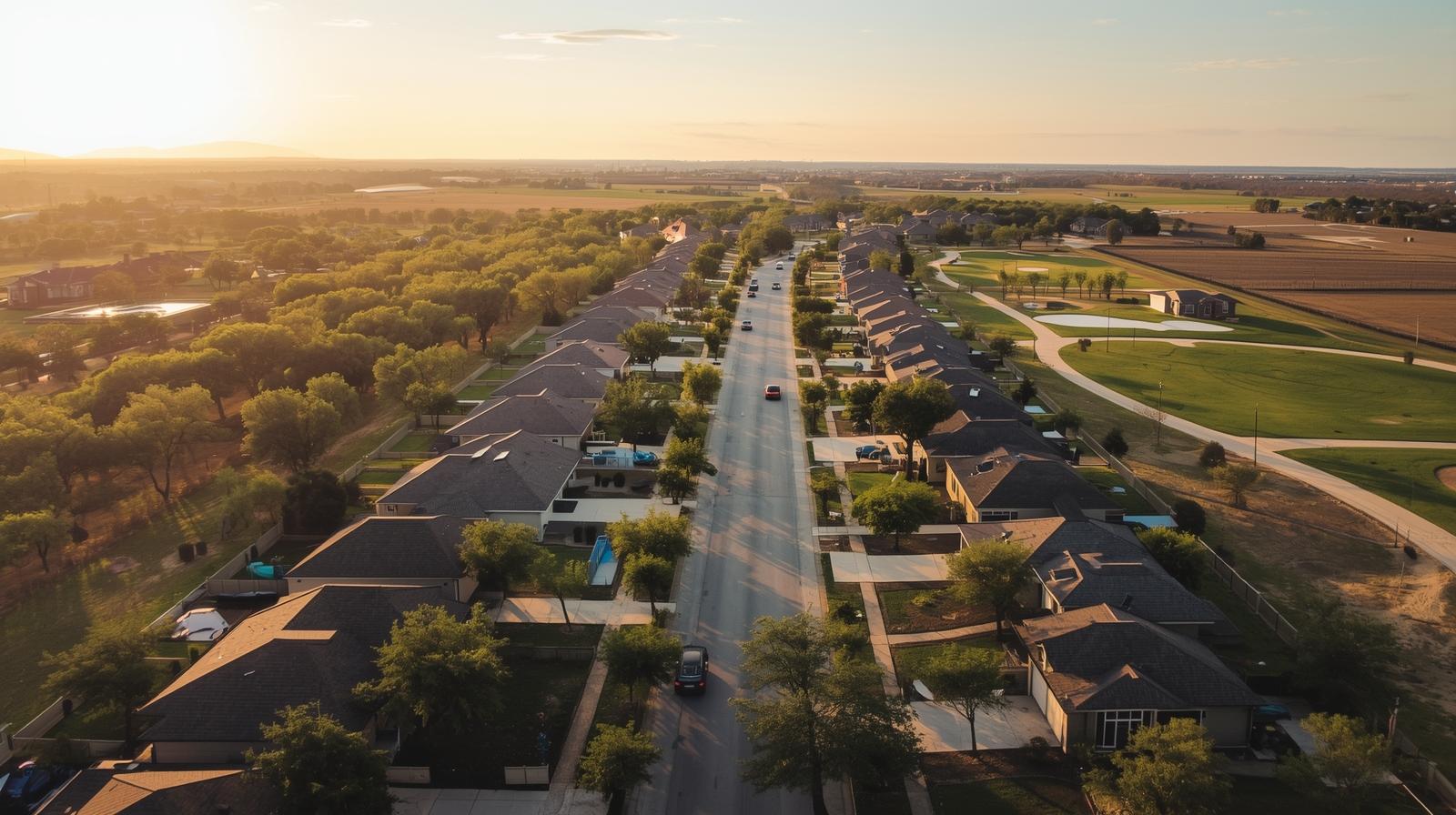 Schertz Texas suburban neighborhood near Randolph Air Force Base