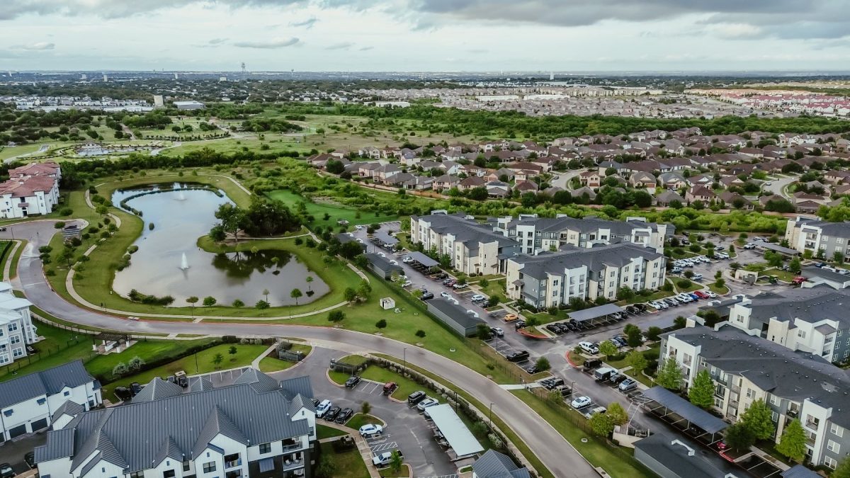 Pflugerville Texas suburban neighborhood near Austin