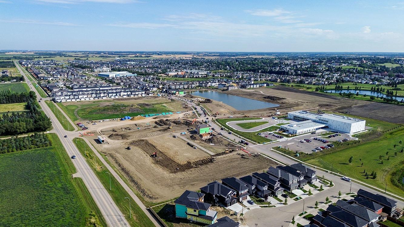 Edmonton region skyline representing the Beaumont market