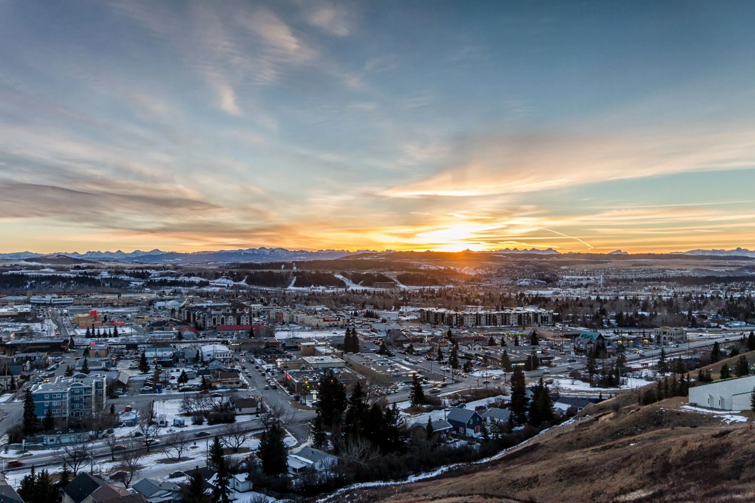 Calgary region skyline representing the Cochrane market