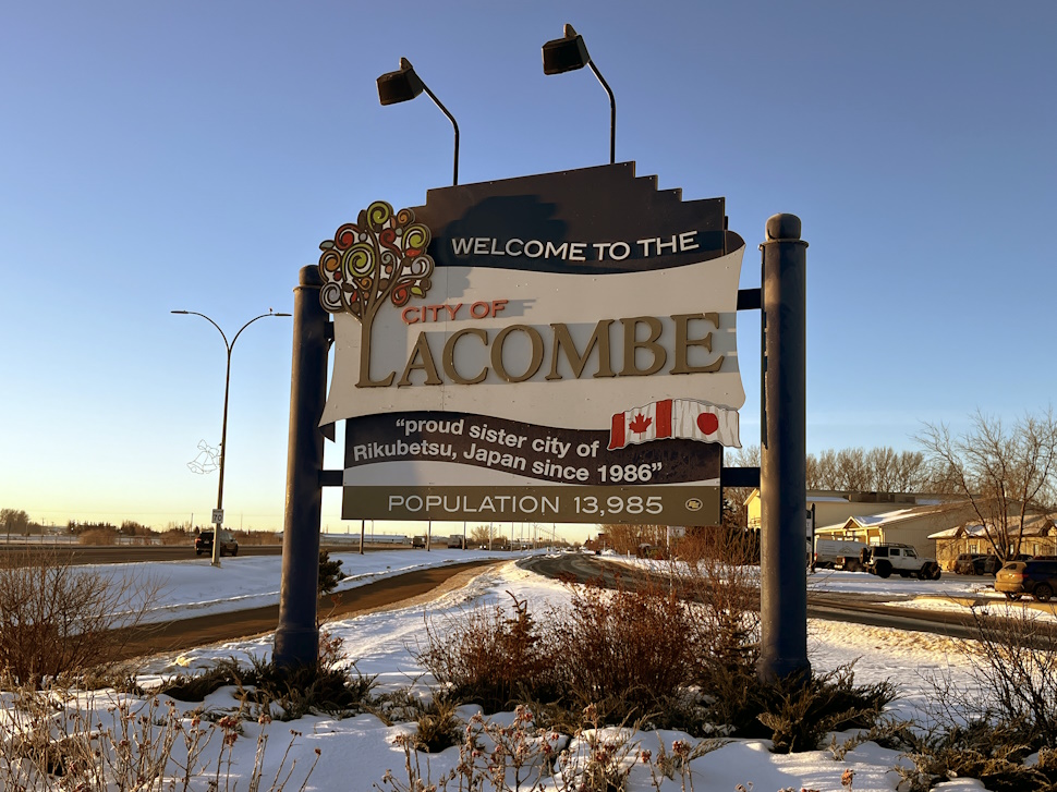 Central Alberta city view representing the Lacombe market