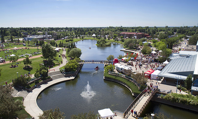 Edmonton region skyline representing the Sherwood Park market
