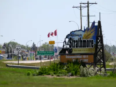 Calgary region skyline representing the Strathmore market