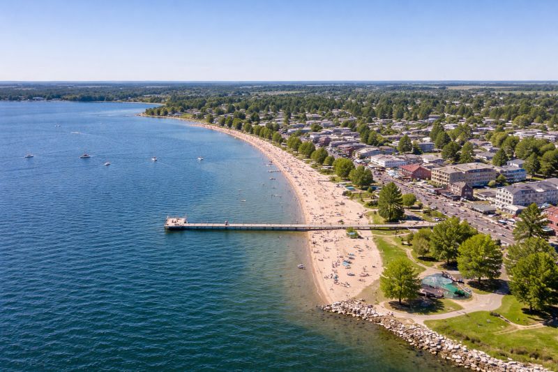 Central Alberta lake town representing the Sylvan Lake market