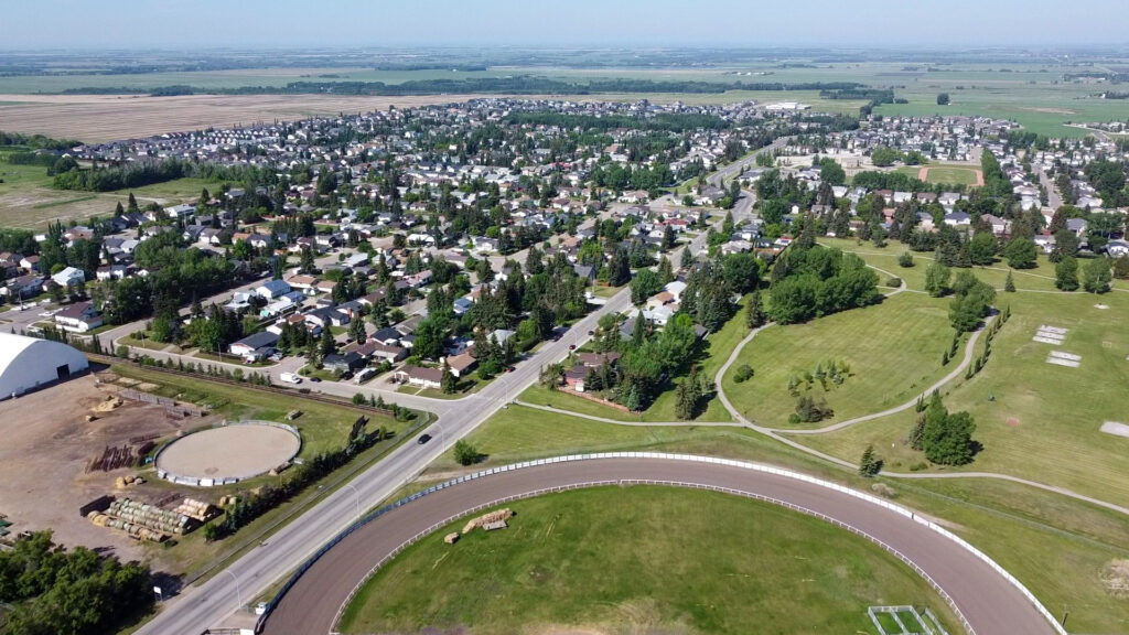 Central Alberta landscape representing the Olds market
